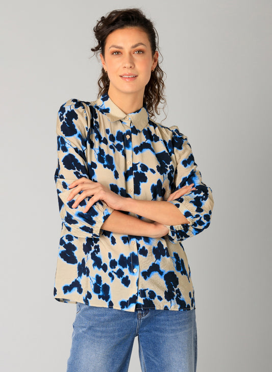 Summer Blue Multi Blouse