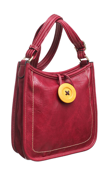 Retro Button Crossbody Bag | Bessie London