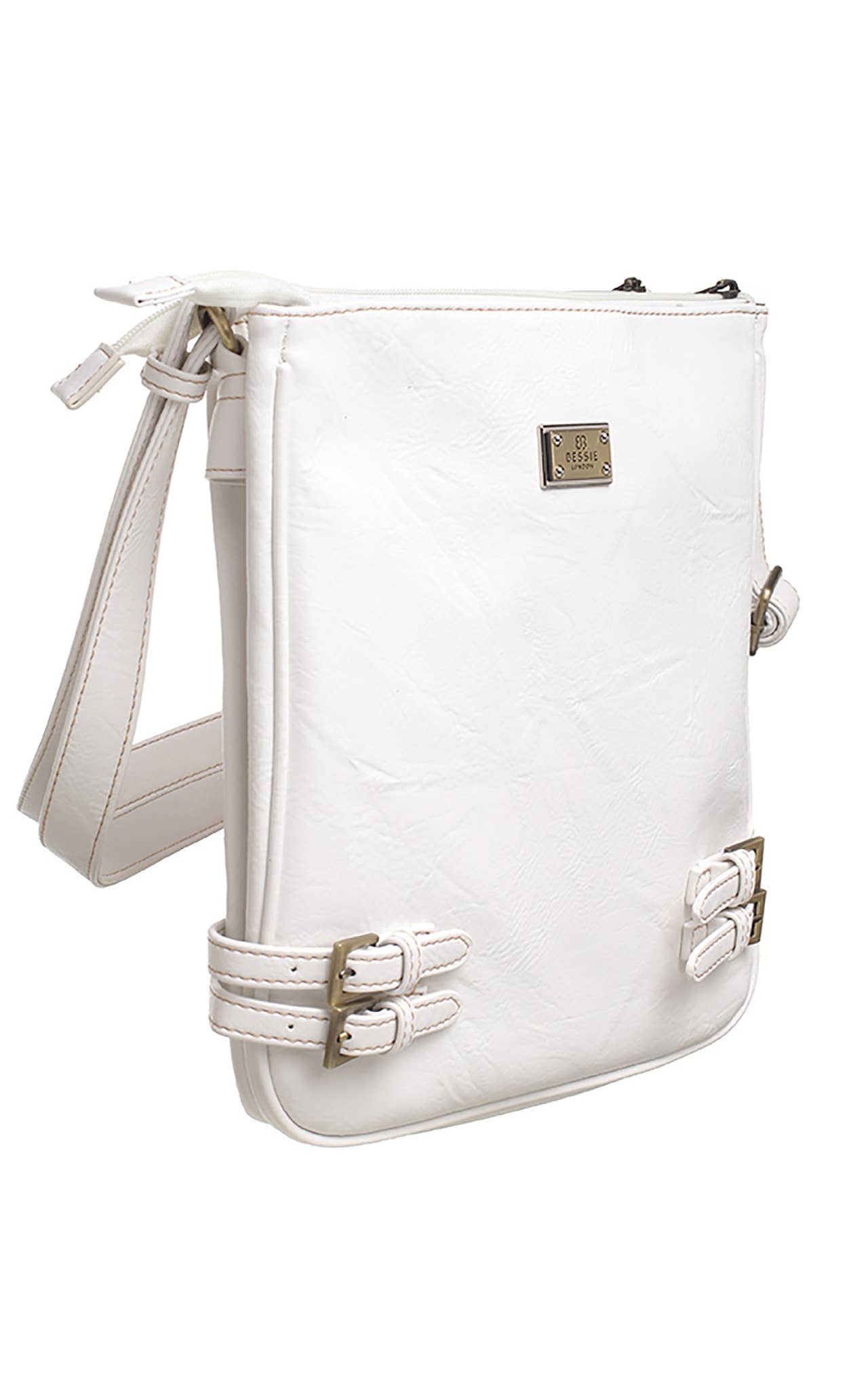 Classic Buckle Zipper Bag | Bessie London