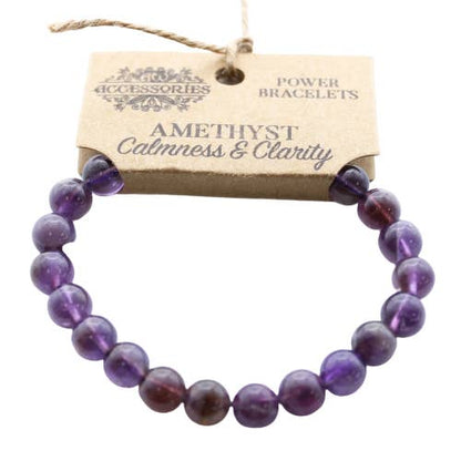 Calmness & Clarity Power Bracelet - Amethyst