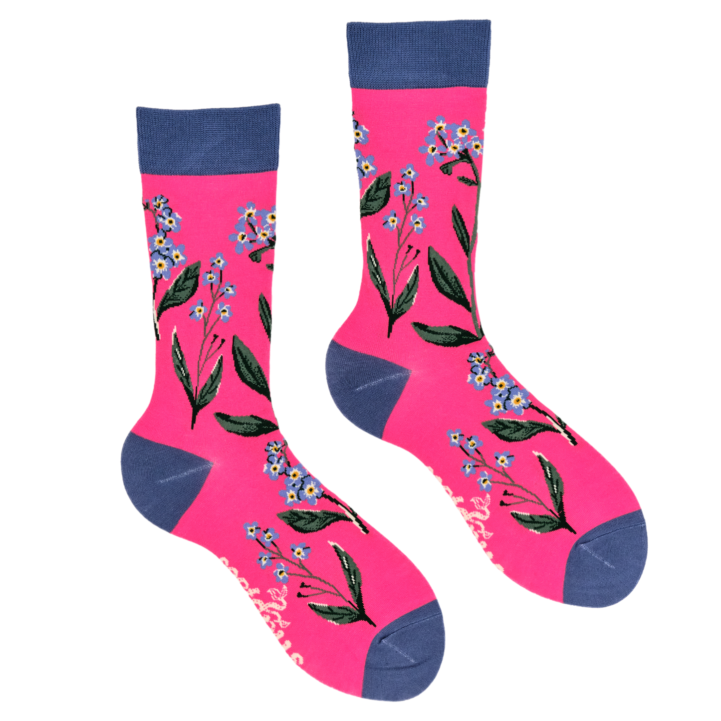 Bamboo Socks - Forget Me Nots Floral