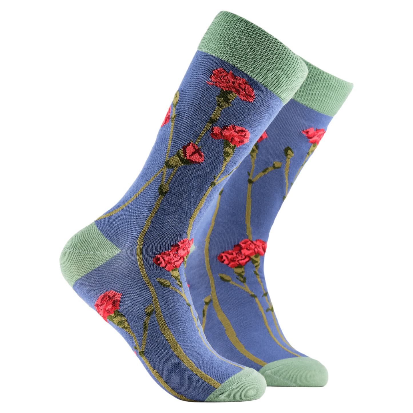 Bamboo Socks - Carnations Floral