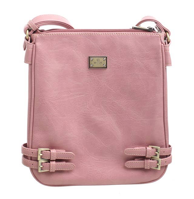 Classic Buckle Zipper Bag | Bessie London