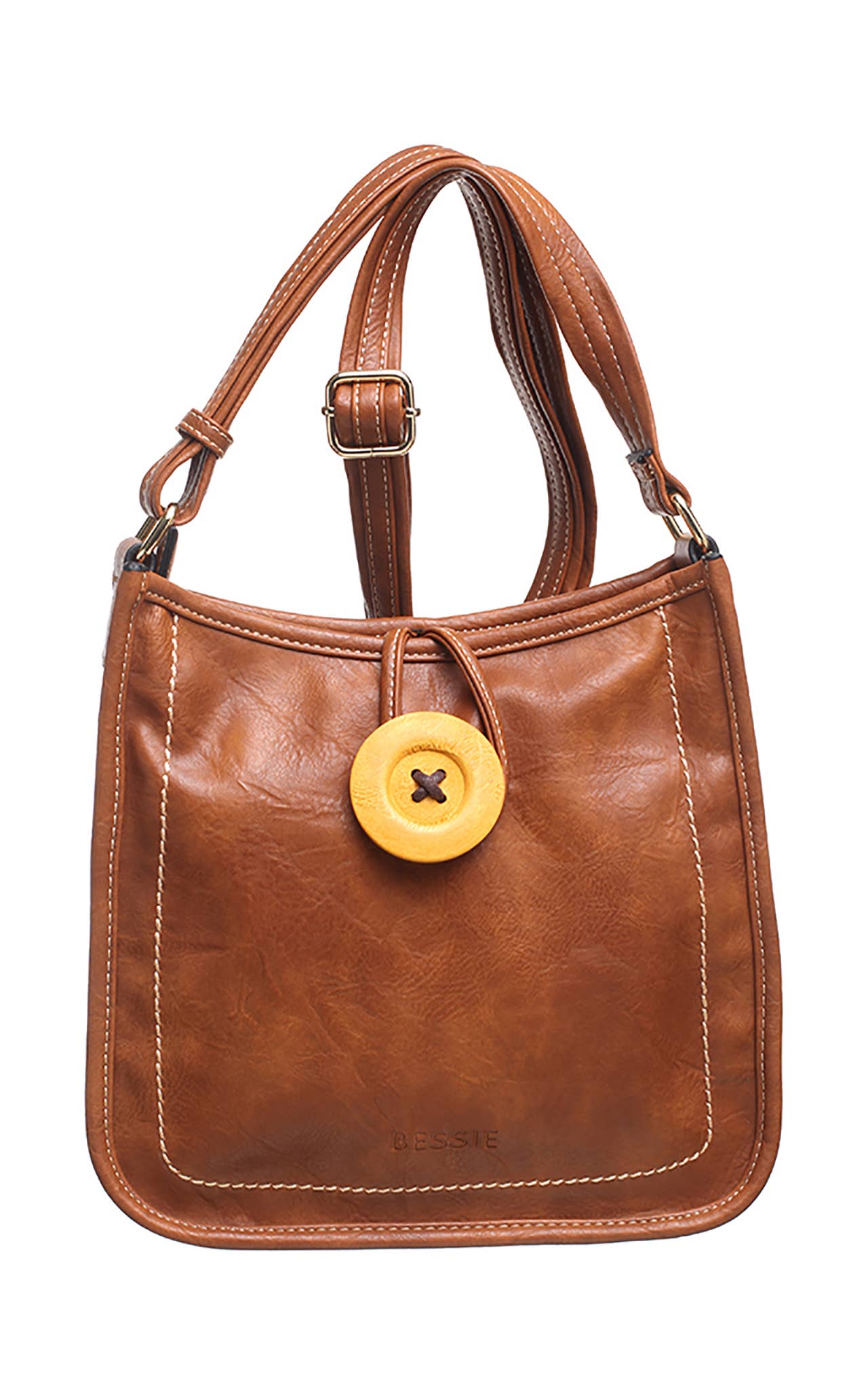 Retro Button Crossbody Bag | Bessie London