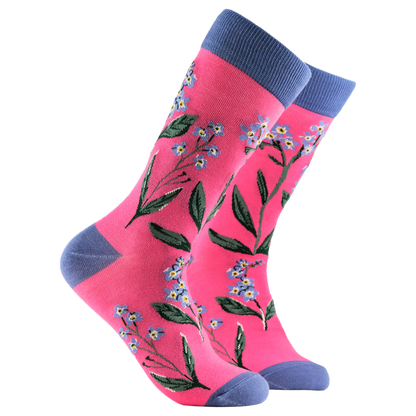 Bamboo Socks - Forget Me Nots Floral