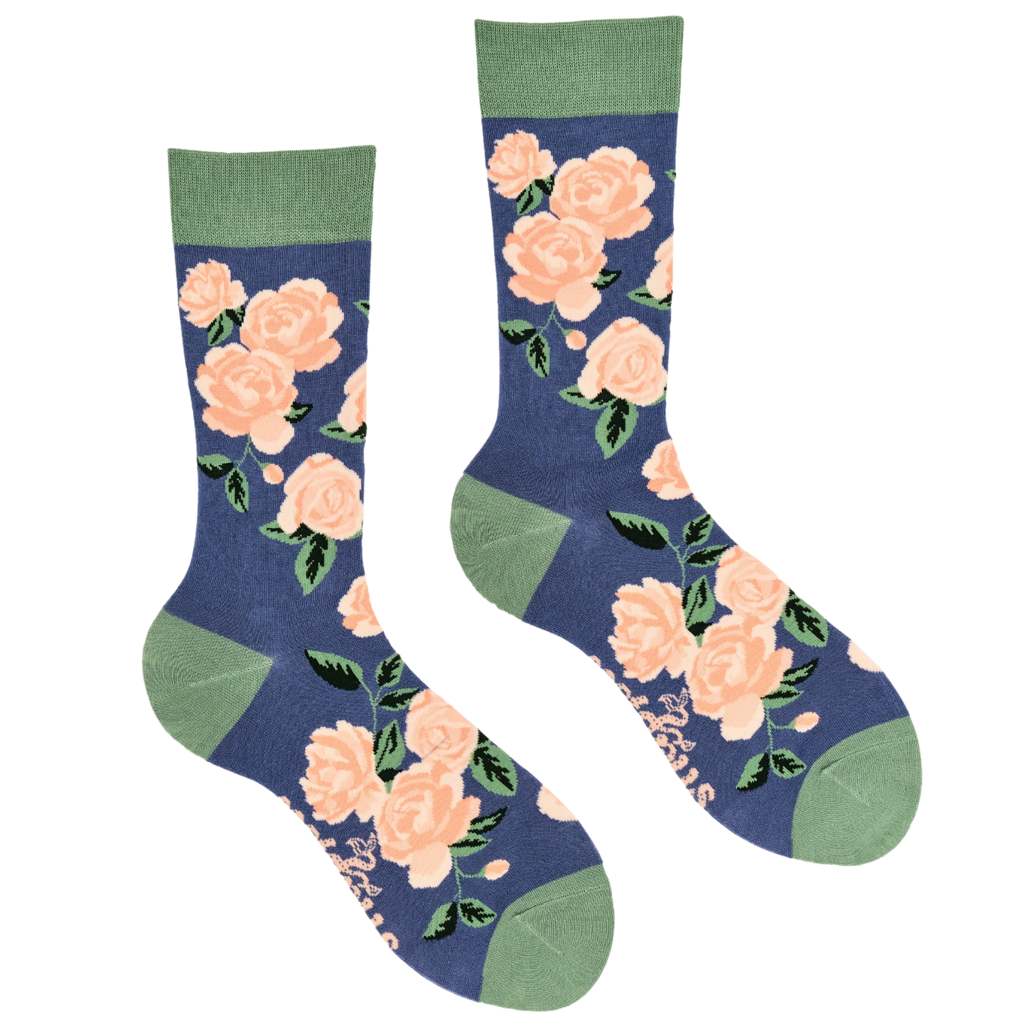 Bamboo Socks - Rose Floral