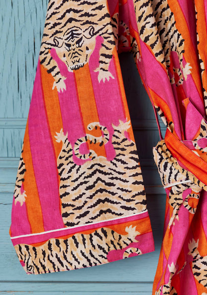 Tiger Stripe Dressing Gown