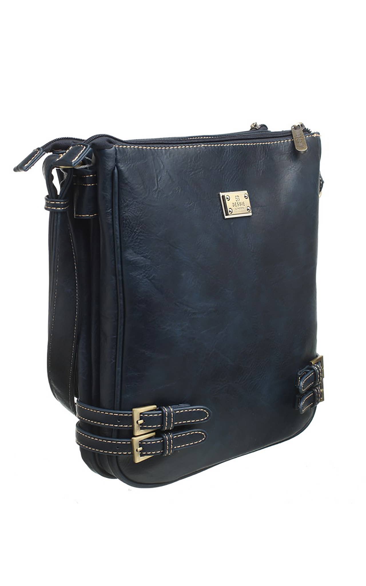 Classic Buckle Zipper Bag | Bessie London