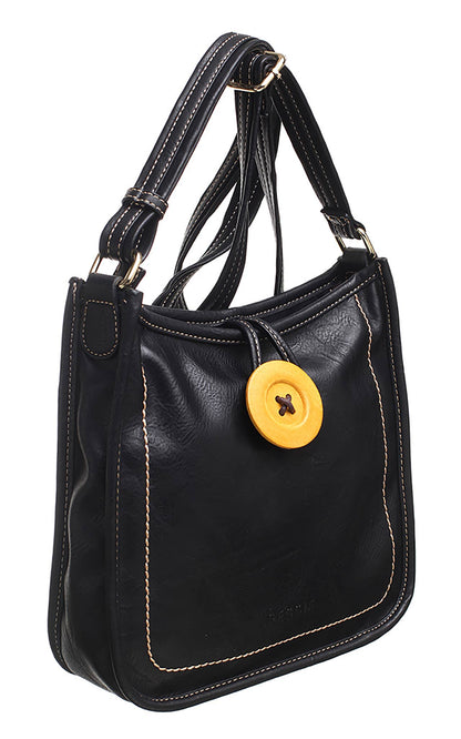 Retro Button Crossbody Bag | Bessie London