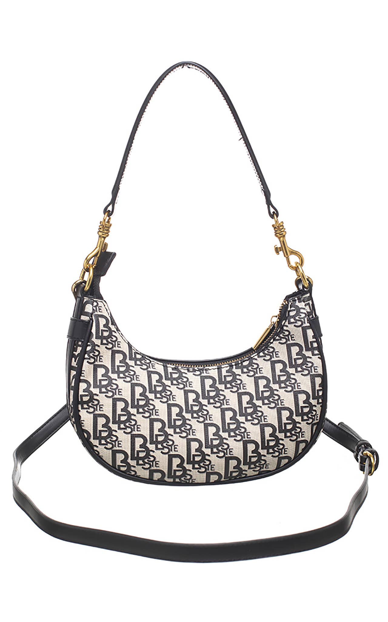 Bessie Logo Print Underarm Bag | Bessie London