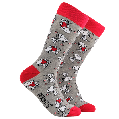 PEANUTS - Snoopy in Love Socks