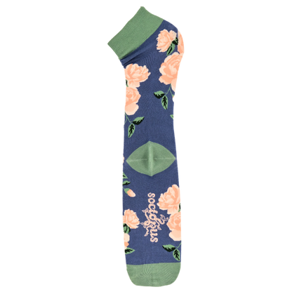 Bamboo Socks - Rose Floral