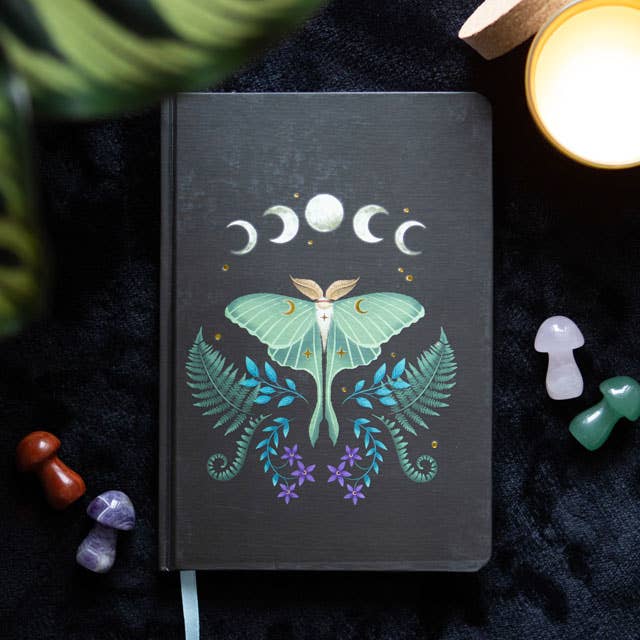 A5 Notebook - Luna Moth