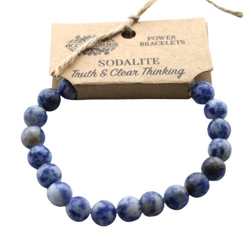 Truth & Clear Thinking Power Bracelet - Sodalite