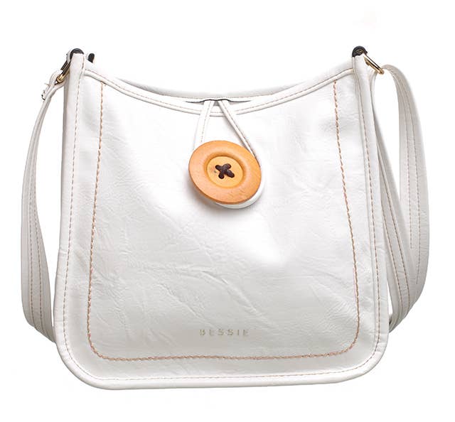 Retro Button Crossbody Bag | Bessie London