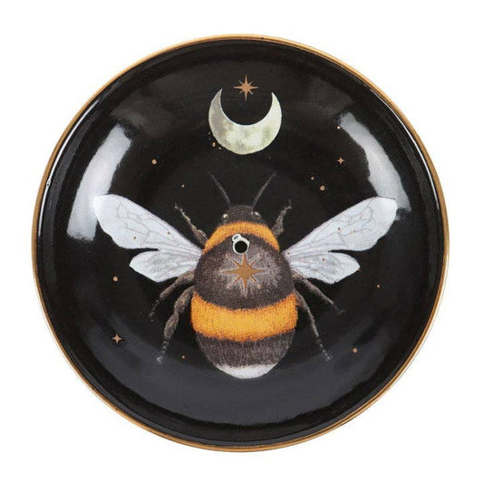 Ceramic Incense Holder Plate - Forest Bee