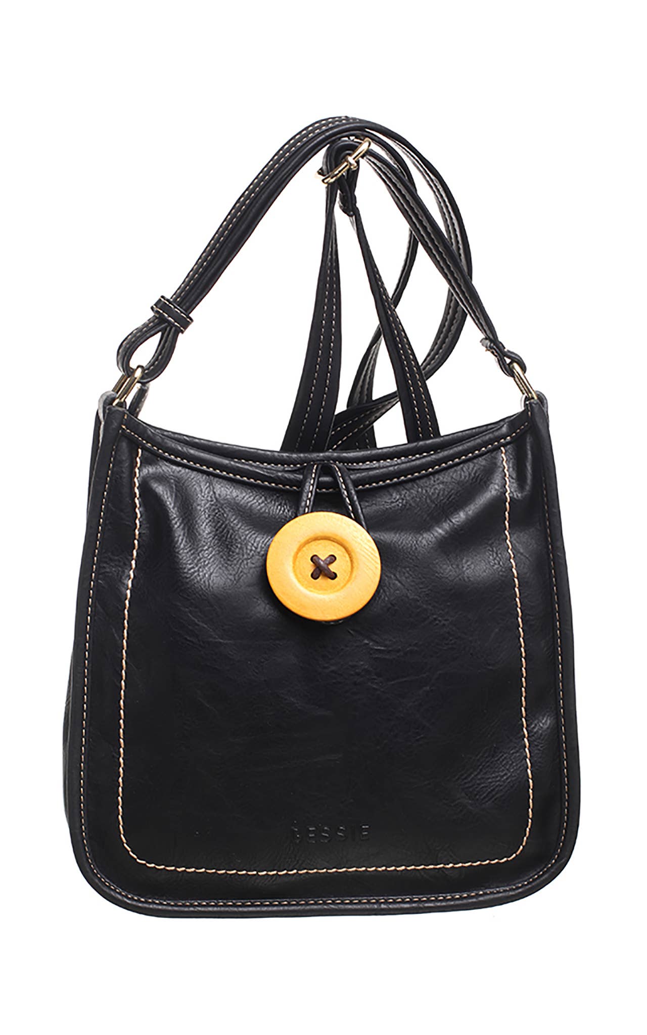 Retro Button Crossbody Bag | Bessie London