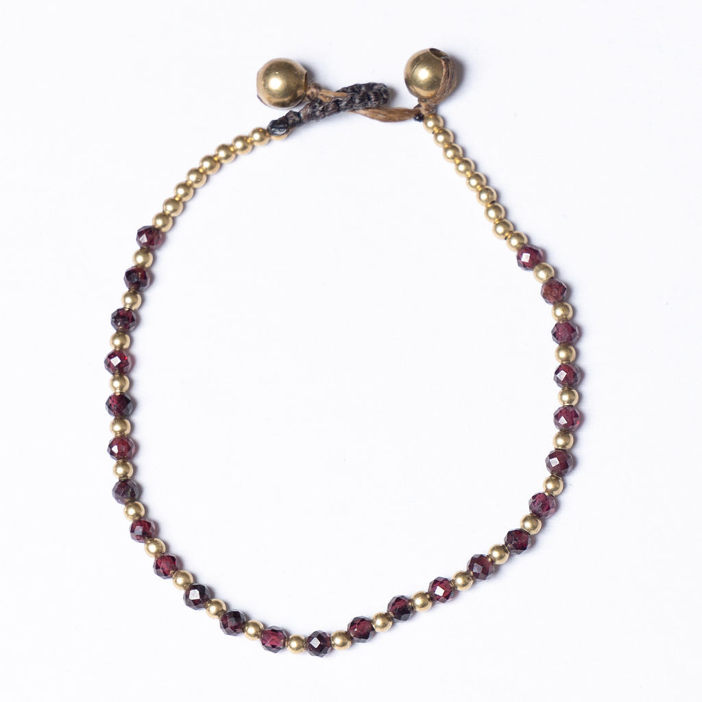 Garnet Birthstone Bracelet - January -