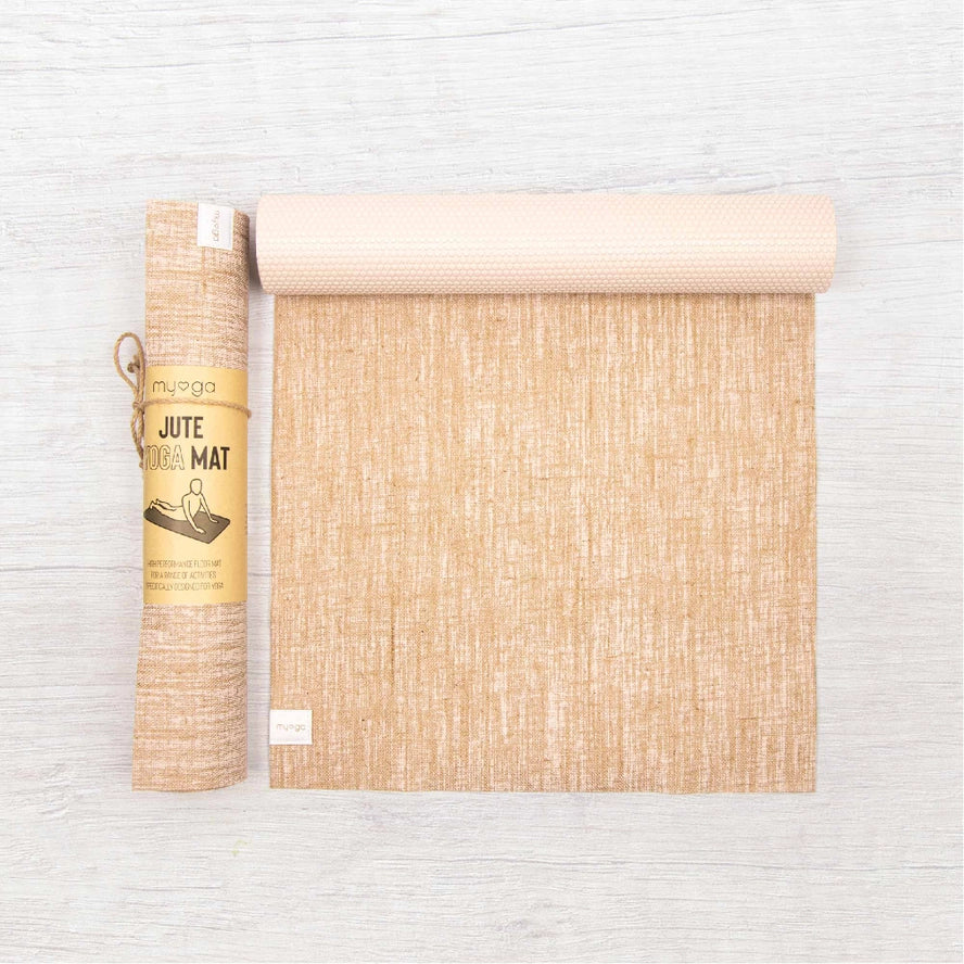 Yoga & Pilates Jute Mat - Multiple Colours