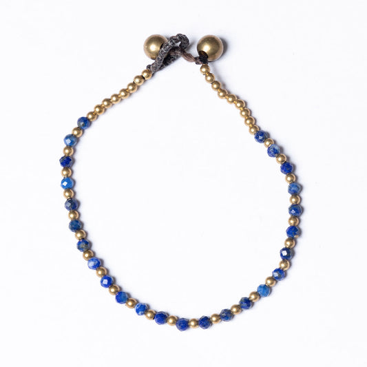 Lapis Birthstone Bracelet - September -