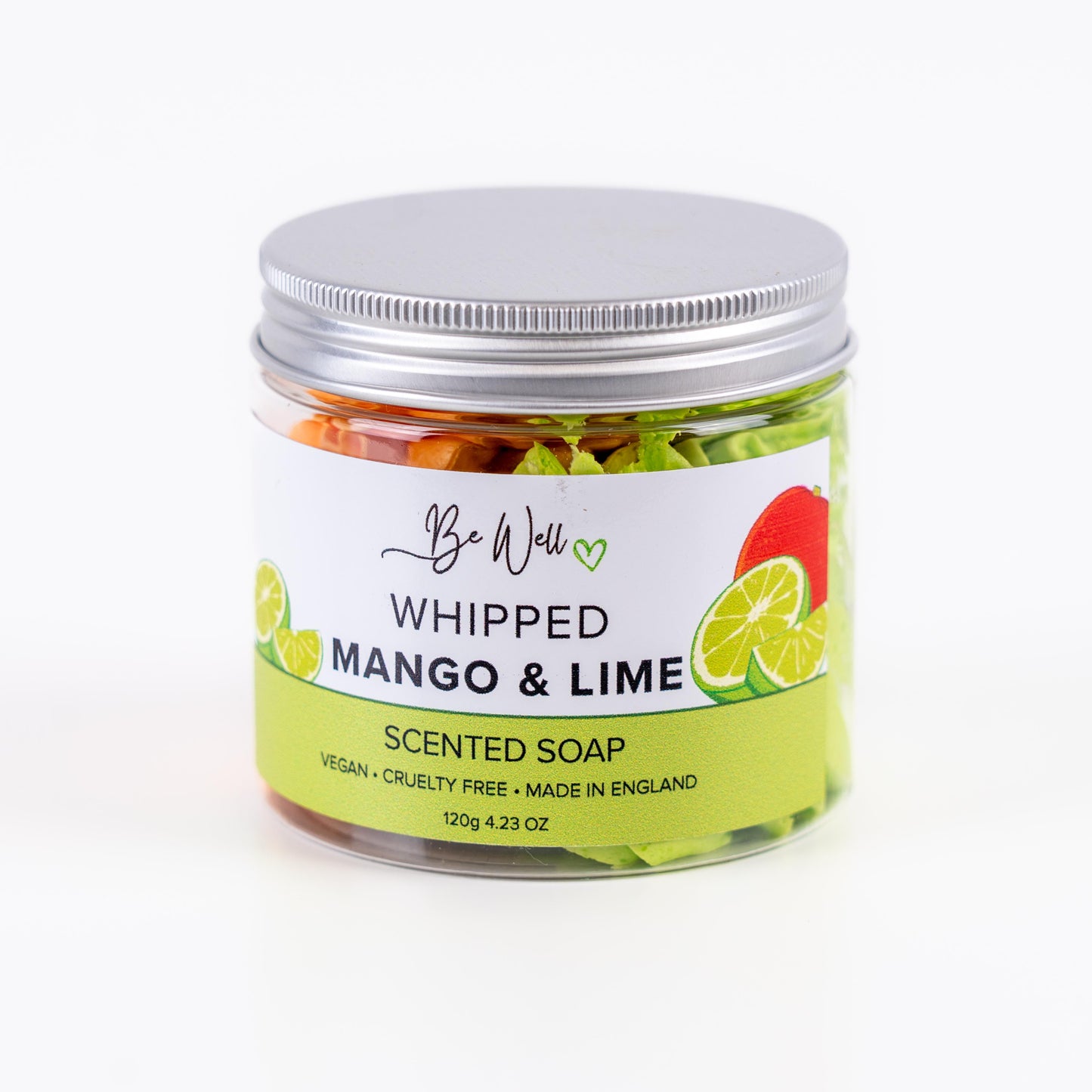 Mango & Lime Zest Whipped Soap: Natural, Vegan, Cruelty-Free