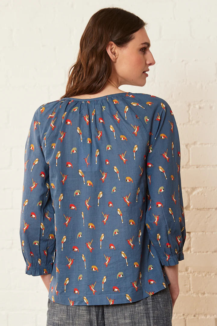 Hummingbird Cotton Floaty Top | Nomads