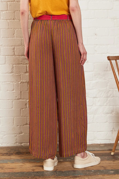 Viscose Stripped Trousers | Nomads