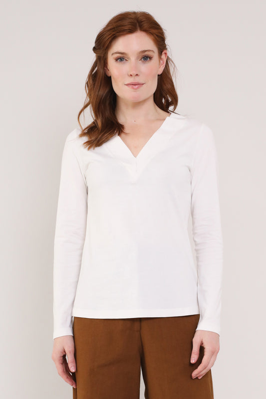 GOTS Organic Cotton V Neck Top | Nomads