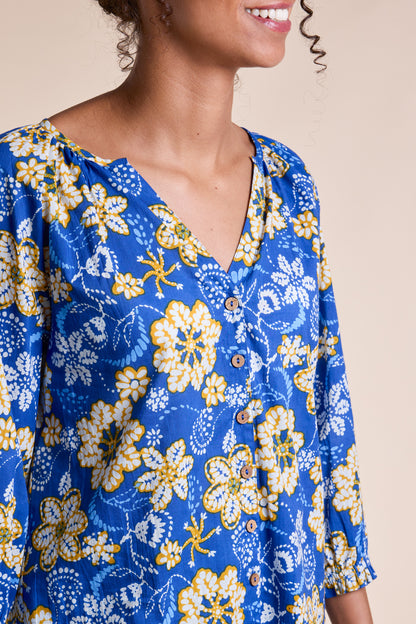 Voile Gathered Detail Shirt | Nomads