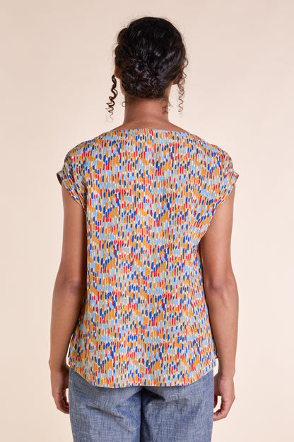 Viscose Boat Neck Top | Nomads