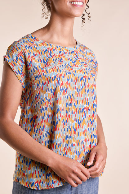 Viscose Boat Neck Top | Nomads