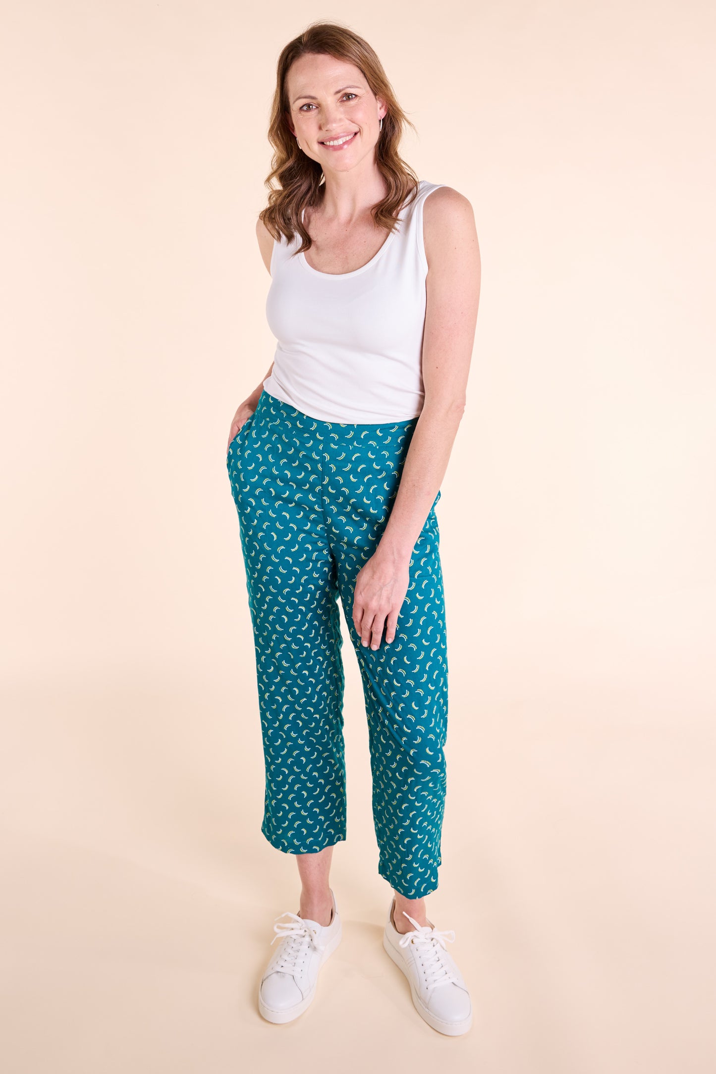 Viscose Cropped Trouser | Nomads