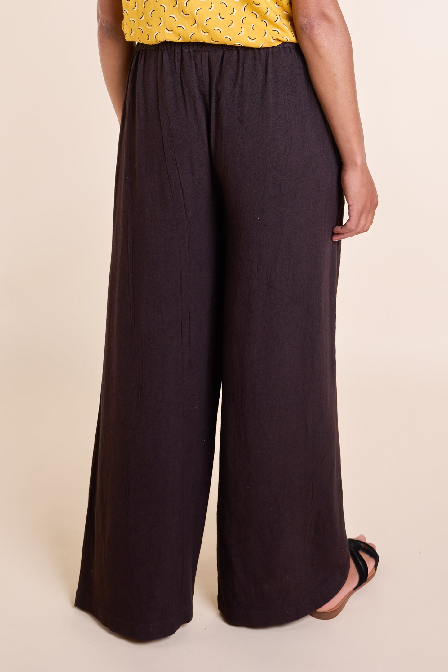 Linen Wide Leg Trousers | Nomads