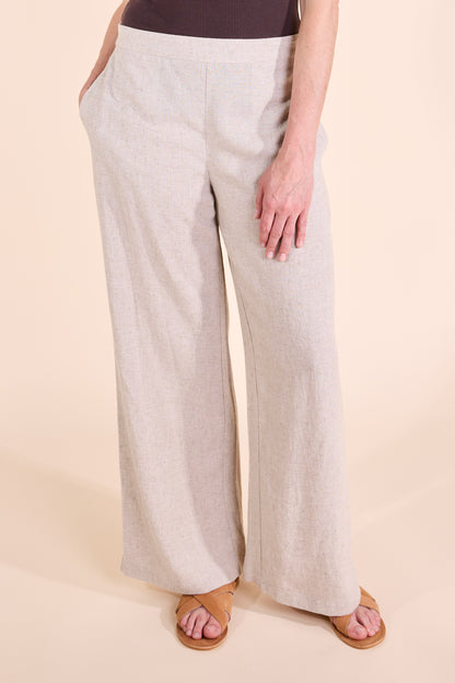 Linen Wide Leg Trousers | Nomads