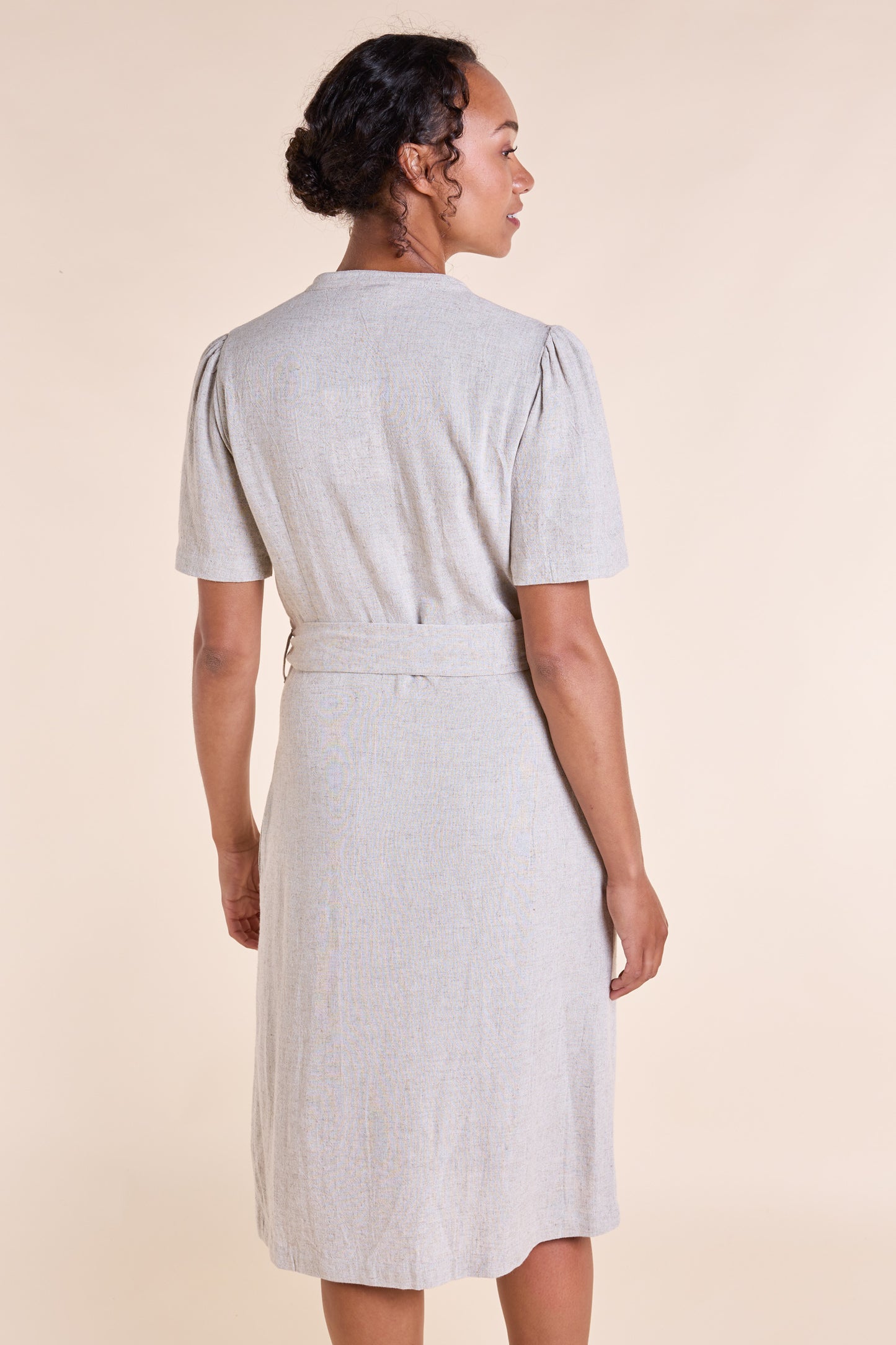 Button Through Linen Dress | Nomads