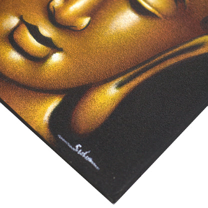 Buddha Painting - Gold Sand Finish | 60x80cm