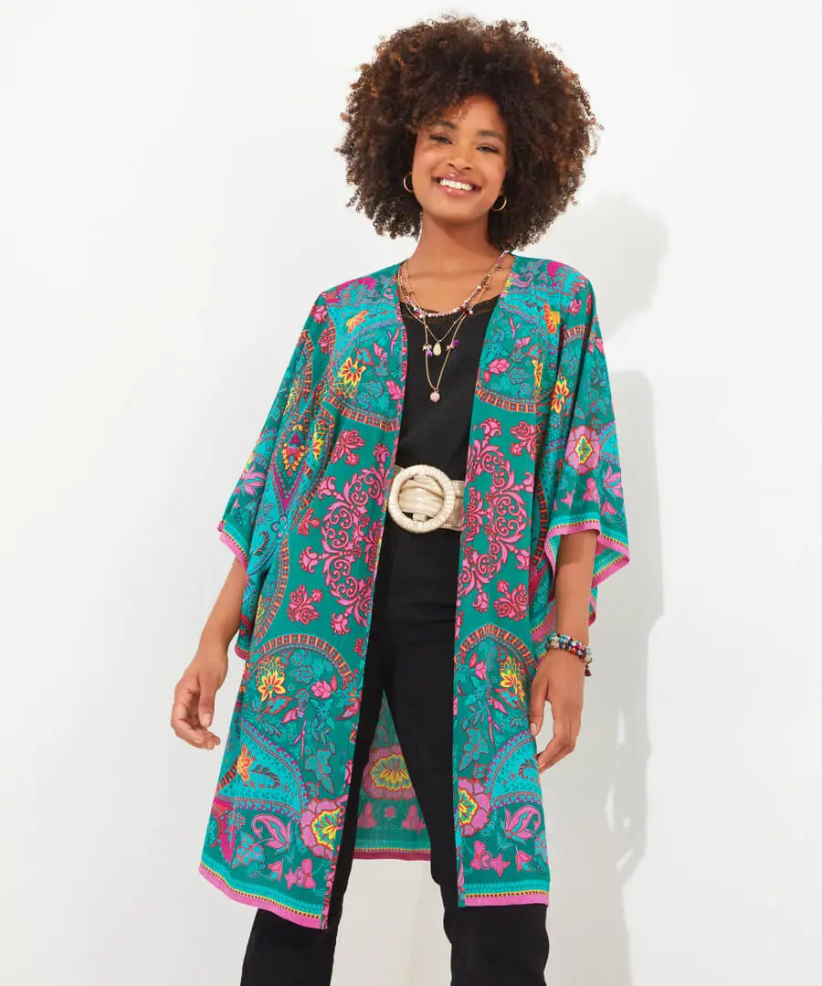 Tallulah Printed Kimono