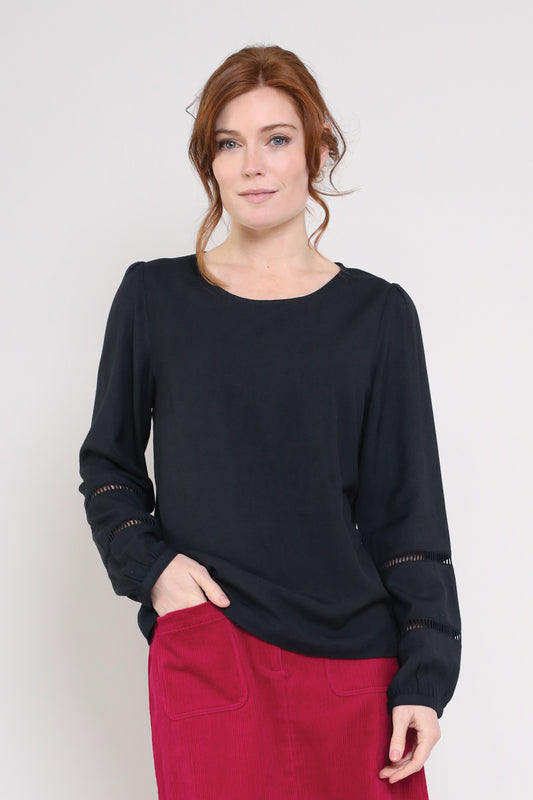 Viscose Lace Trim Top | Nomads