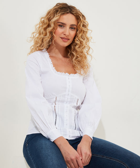 Joe's Must Have White Blouse | Joe Browns