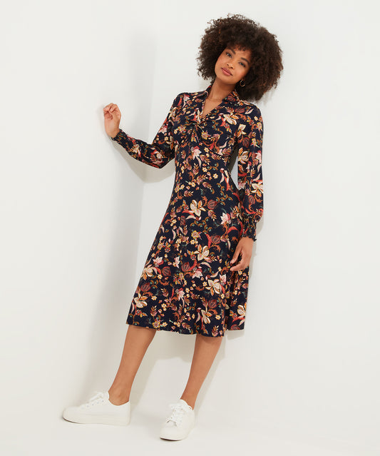 Autumn Days Jersey Dress | Joe Browns