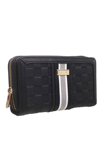 Checkboard Lady Wallet | Bessie London