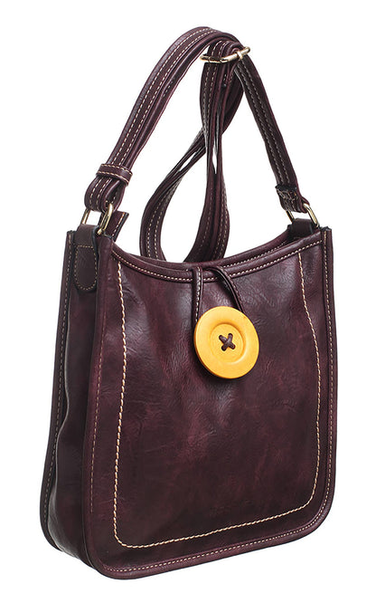 Retro Button Crossbody Bag | Bessie London