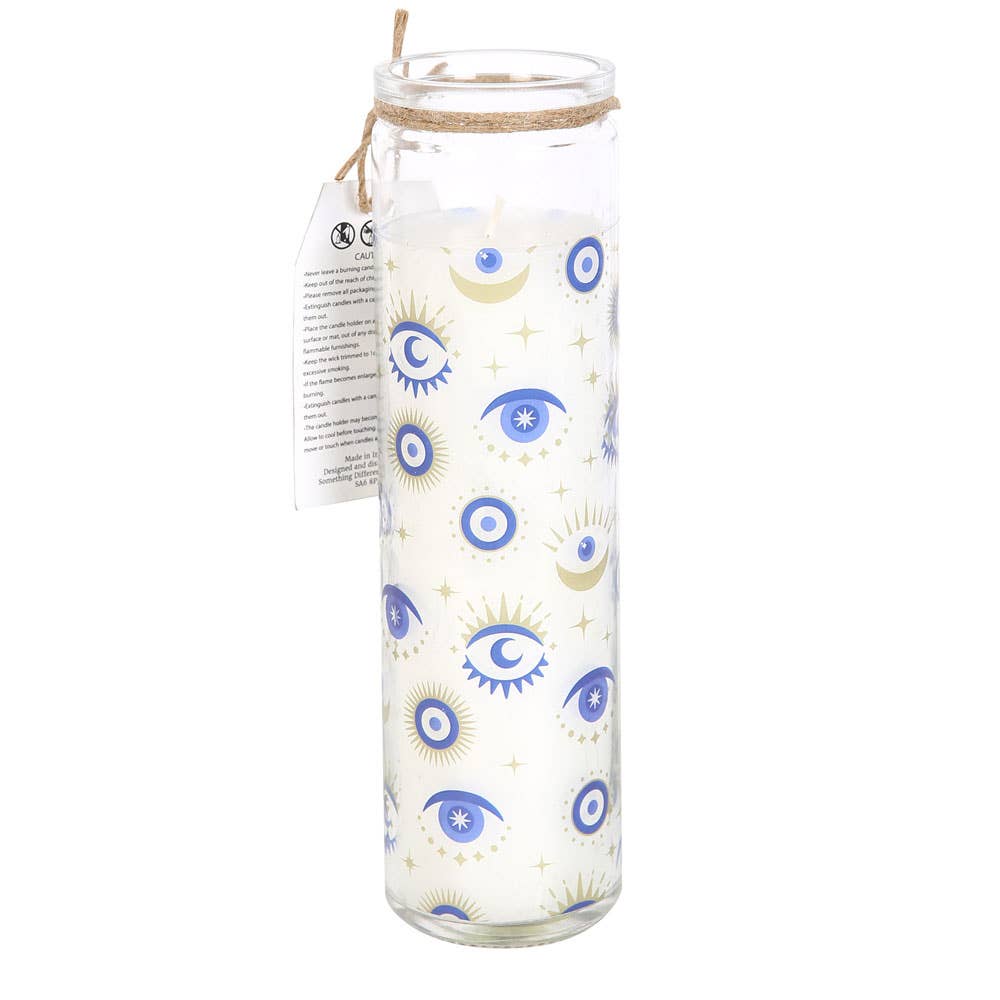 White Sage Tube Candle - All Seeing Eye