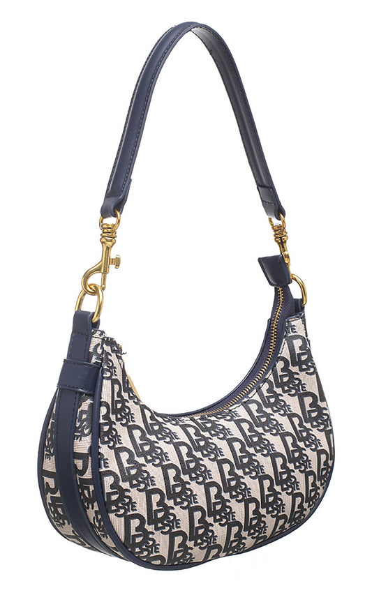 Bessie Logo Print Underarm Bag | Bessie London