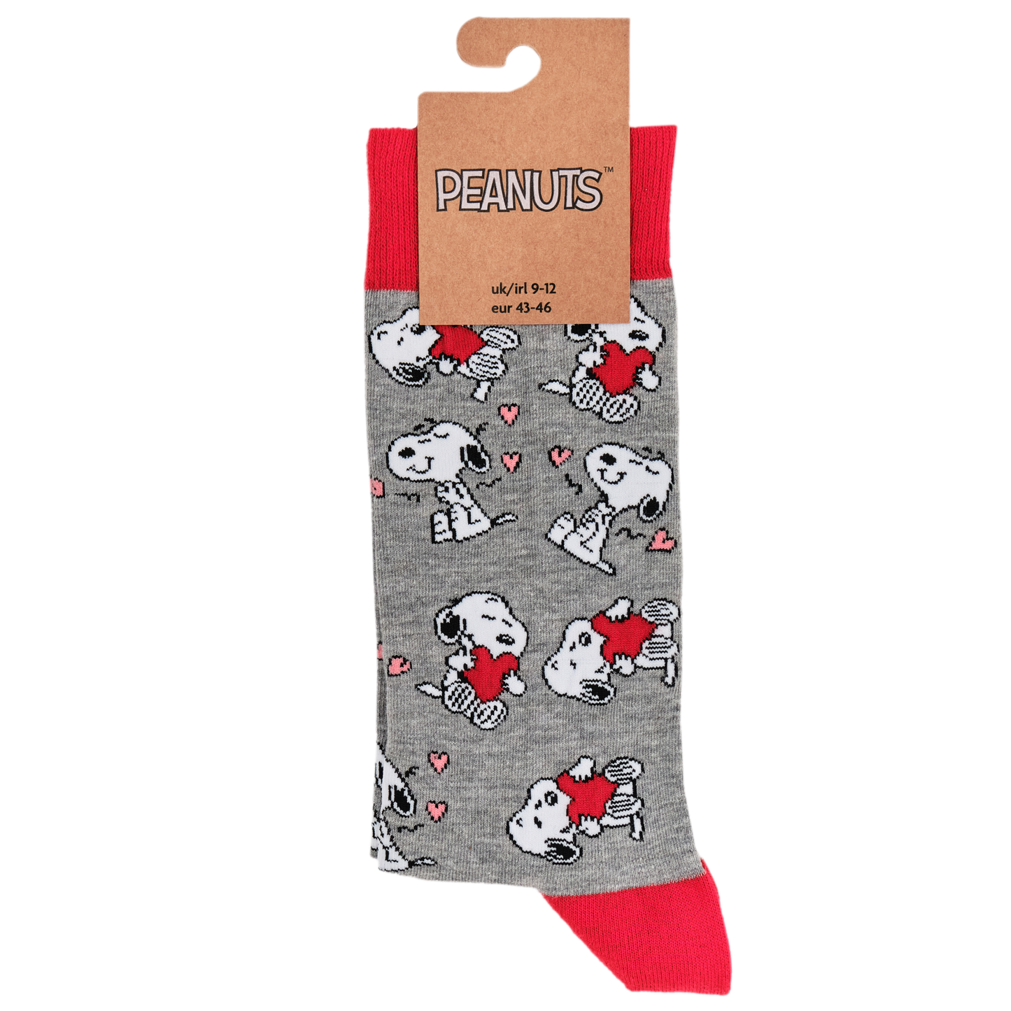 PEANUTS - Snoopy in Love Socks