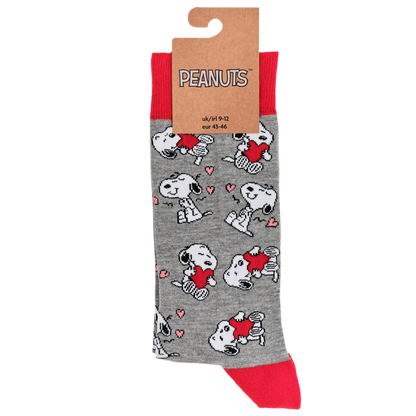 PEANUTS - Snoopy in Love Socks