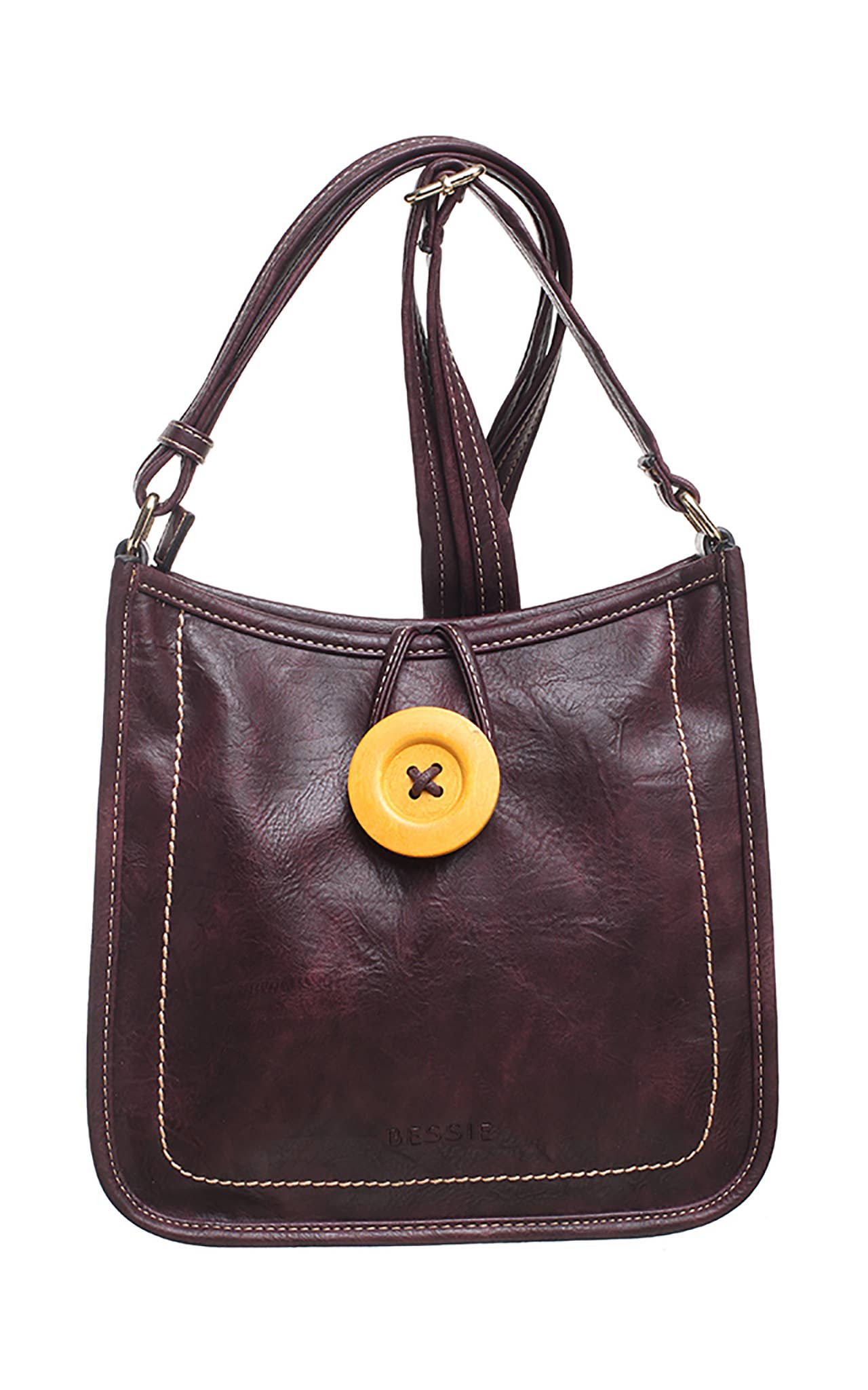 Retro Button Crossbody Bag | Bessie London