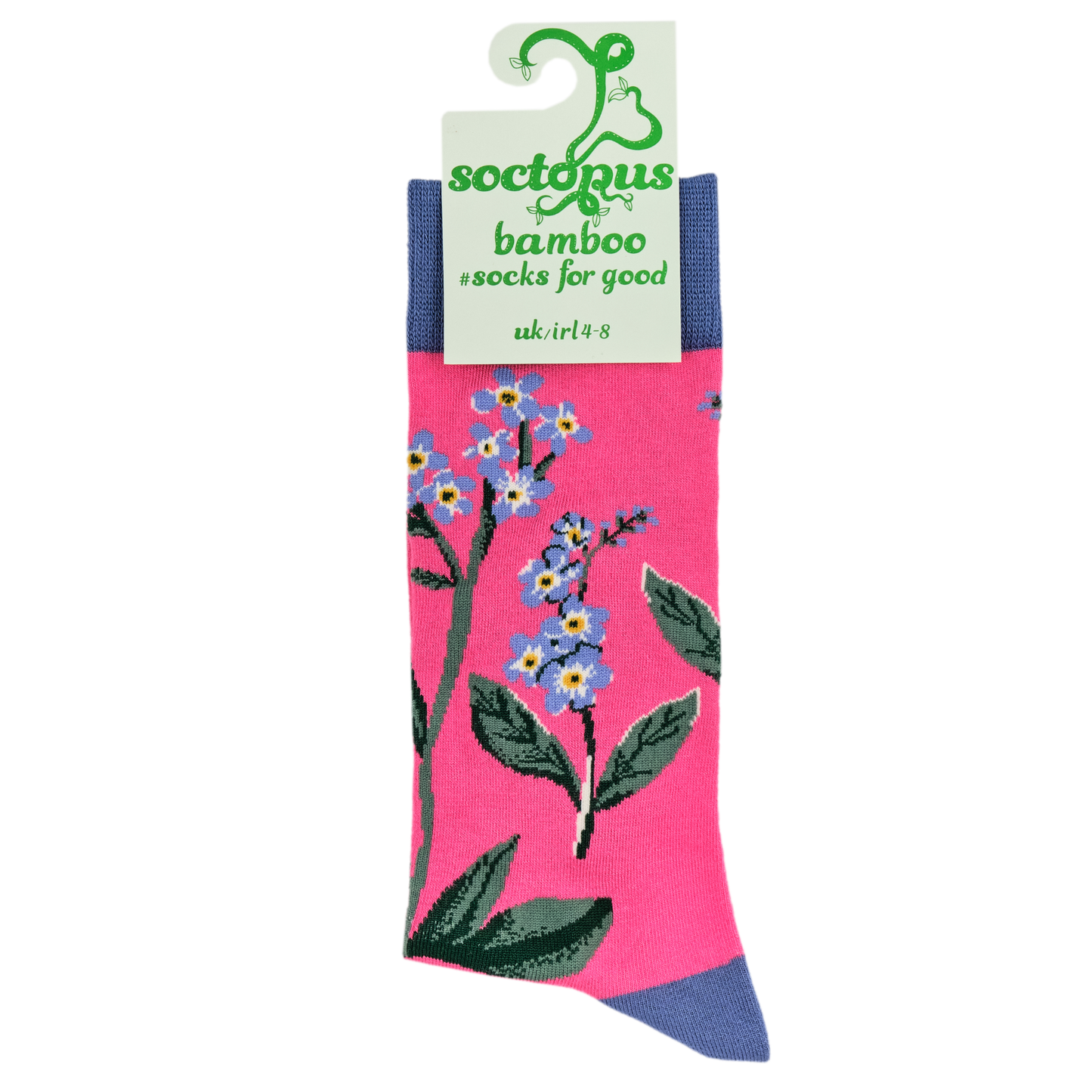 Bamboo Socks - Forget Me Nots Floral