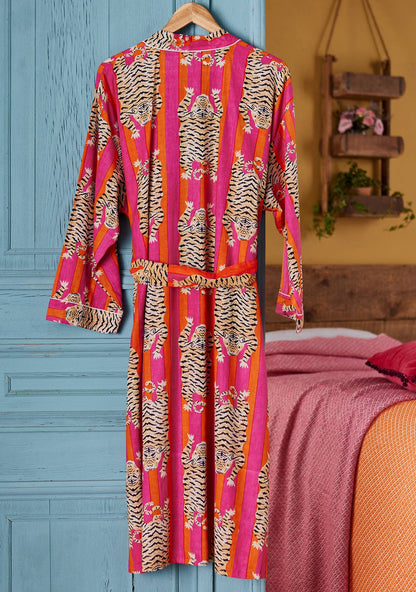 Tiger Stripe Dressing Gown