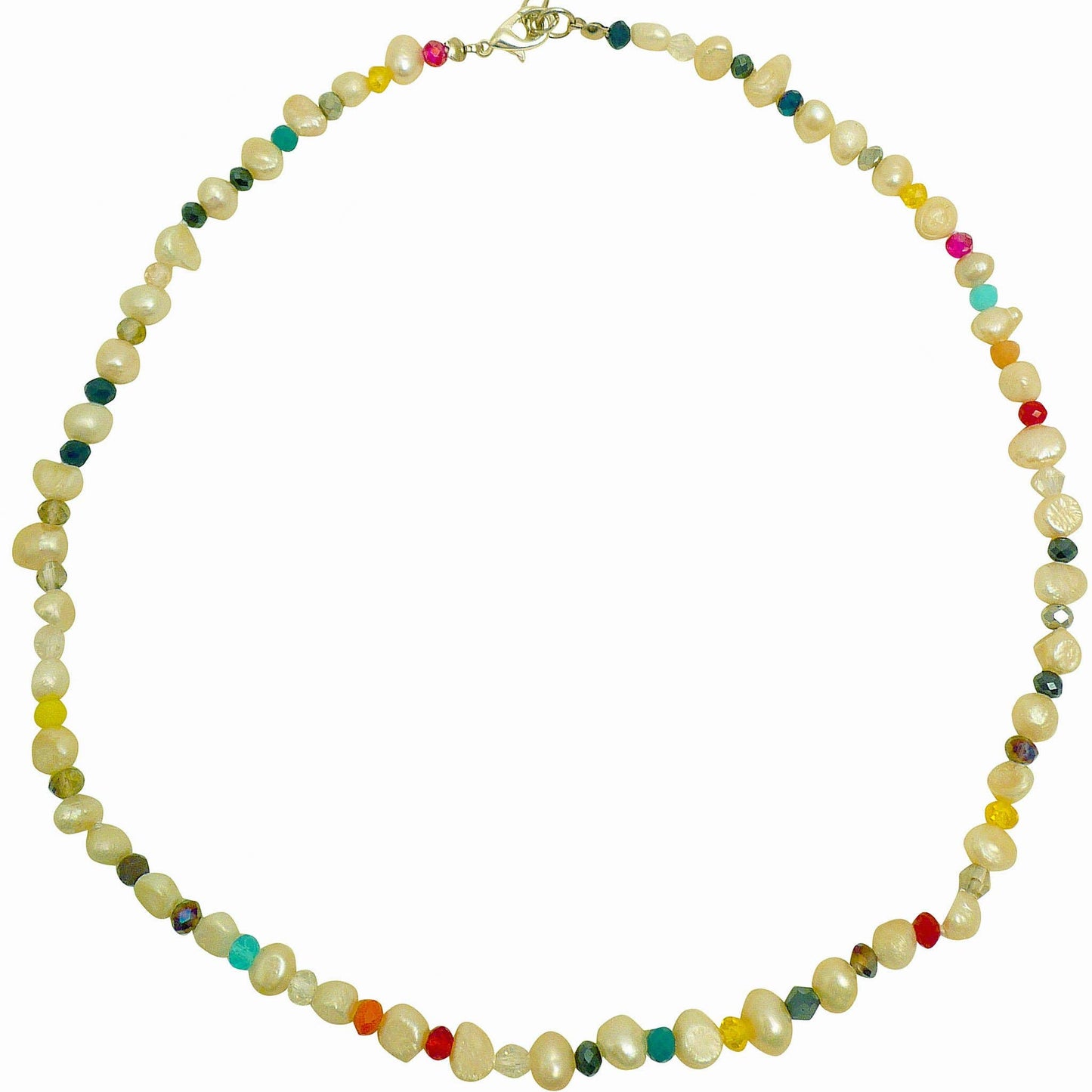 Glass Bead Pearl Necklace | Lotusfeet